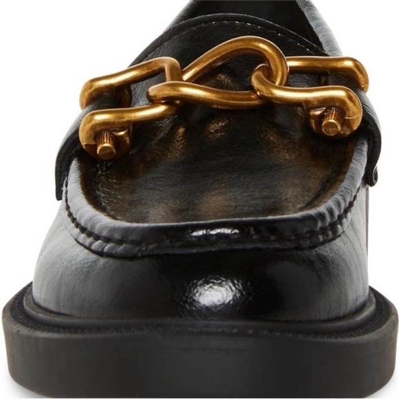 NEW! Steve Madden Black Leather Karmine Loafer - Size 6.5 - Picture 3 of 11